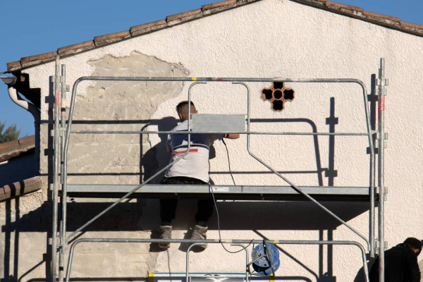 Peinture façade Saint-Chéron